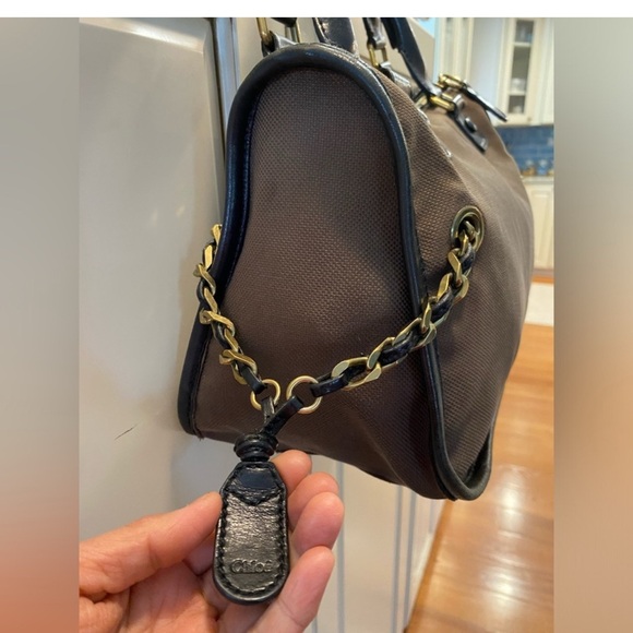 Chloe Brown and Black Women's Bag - Picture 3 of 7